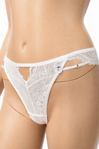 Hunkemöller бели дантелени бикини – размер S – снимка 2