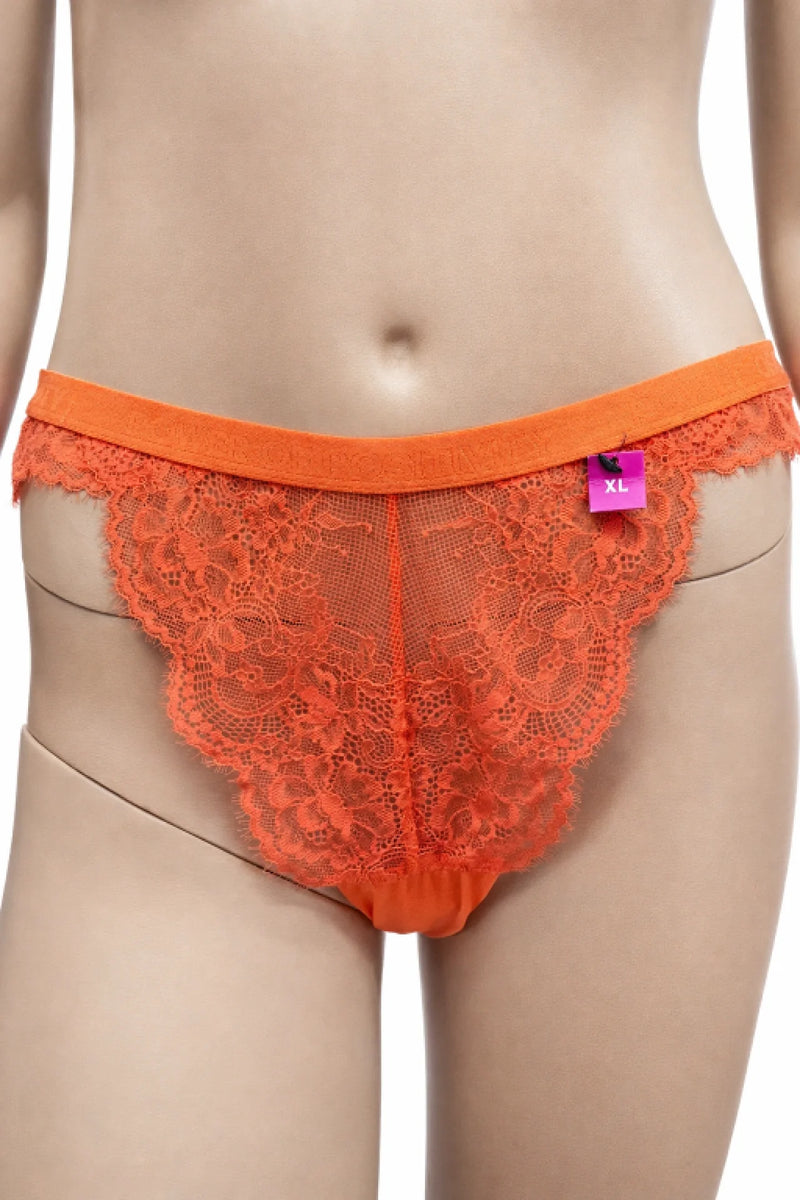 Дамско дантелено долнище Hunkemöller – размер XL, оранжево