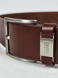 Нов мъжки кожен колан HUGO BOSS C-Connio - 85/32 – снимка 2