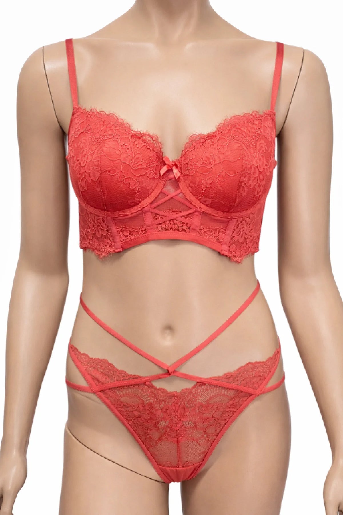 Hunkemöller дамски комплект бельо с дантела – размер M