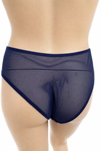 Hunkemöller дамски бикини 2XL в тъмносин цвят с дантела – снимка 4