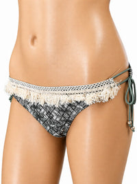 Долнище на бански Koala Bay - размер L със странично връзване и декоративни ресни – снимка 2