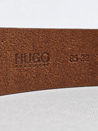 Нов мъжки кожен колан HUGO BOSS C-Connio - 85/32 – снимка 4