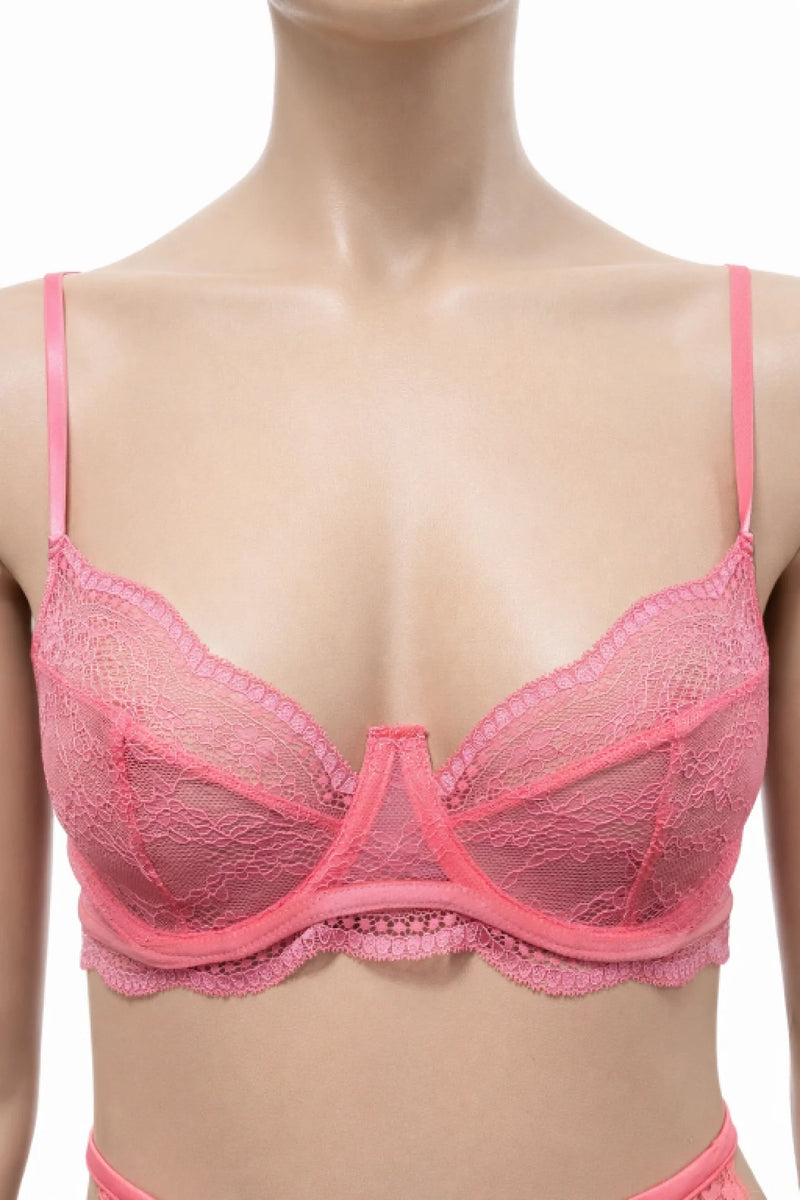 Hunkemöller дантелен сутиен 75C в розово