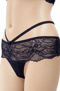 Hunkemöller дамски комплект бельо с дантела – сутиен 75D и бикини S – снимка 7