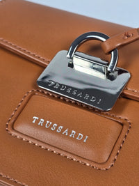 Нова дамска чанта Trussardi - кафява – снимка 4