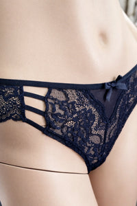 Hunkemöller дамски бикини с дантела и декоративни ленти, размер M – снимка 3