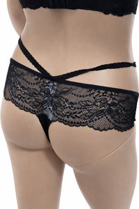 Hunkemöller дамски комплект бельо с дантела – сутиен 75D и бикини S – снимка 9