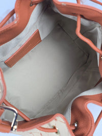 Дамска чанта Trussardi Bucket Bag – Бежово / Карамел | Нова с етикет