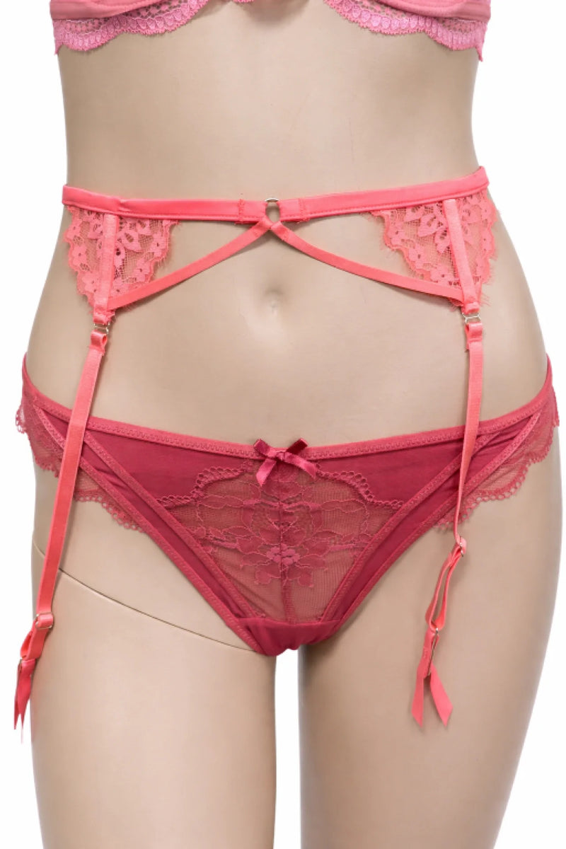Колан за жартиери Hunkemöller в коралово розово – размер S