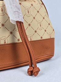 Дамска чанта Trussardi Bucket Bag – Бежово / Карамел | Нова с етикет