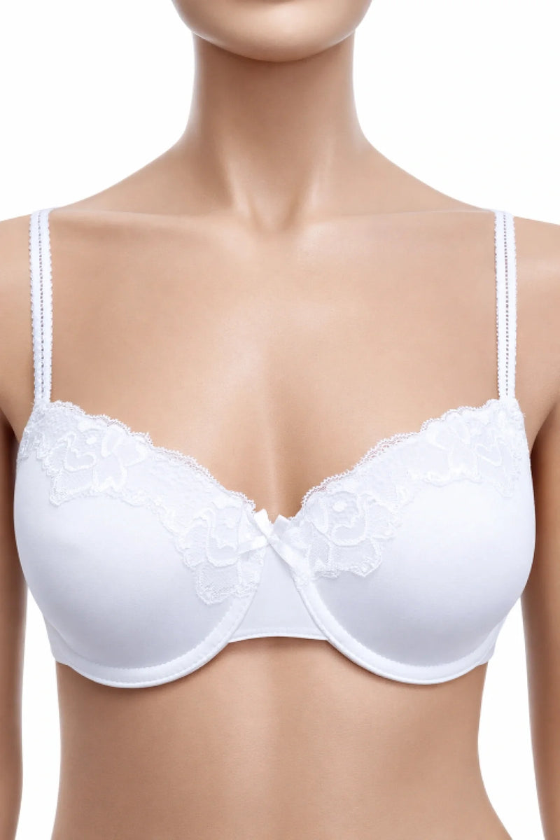 Hunkemöller бял сутиен с дантела – размер 80C
